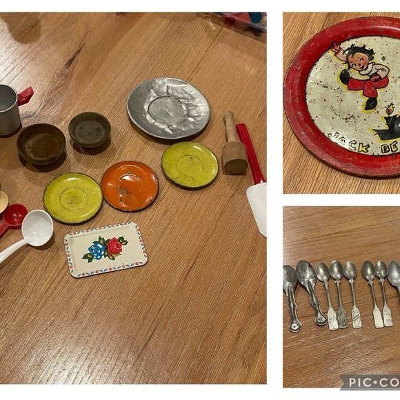 Lot Of Antique Kitchen Toys Kitchenware Collectibles Jack Be Nimble 28 Pieces - Picture 1 of 13